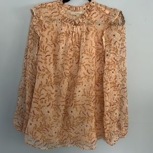 Loft pink blouse
